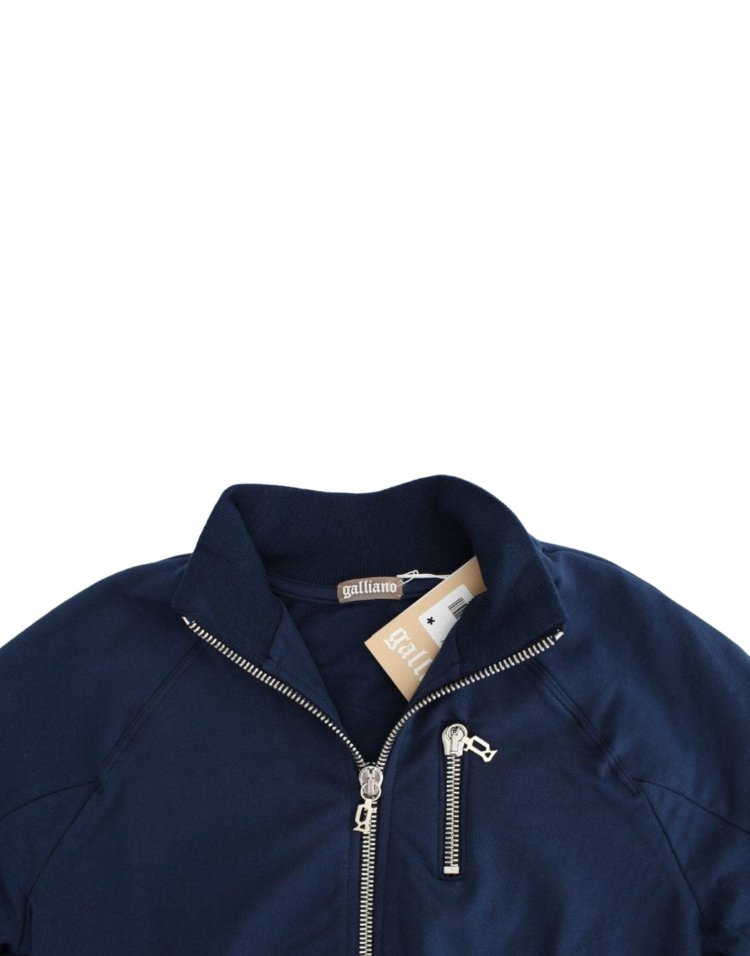 Women’s John Galliano Blue Zip Cotton Cardigan