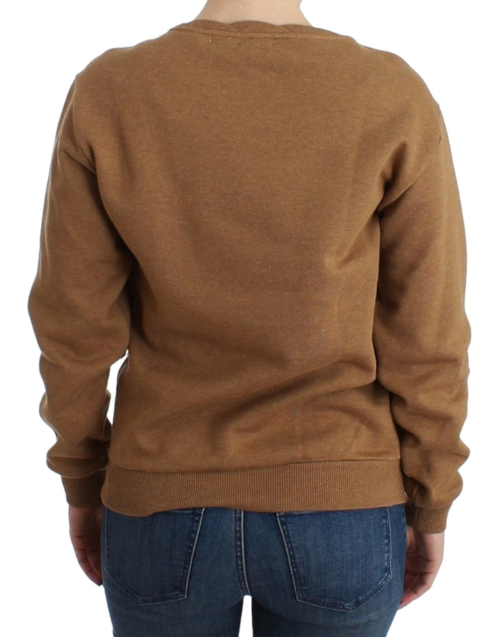 Women’s John Galliano Brown Crewneck Cotton Sweater