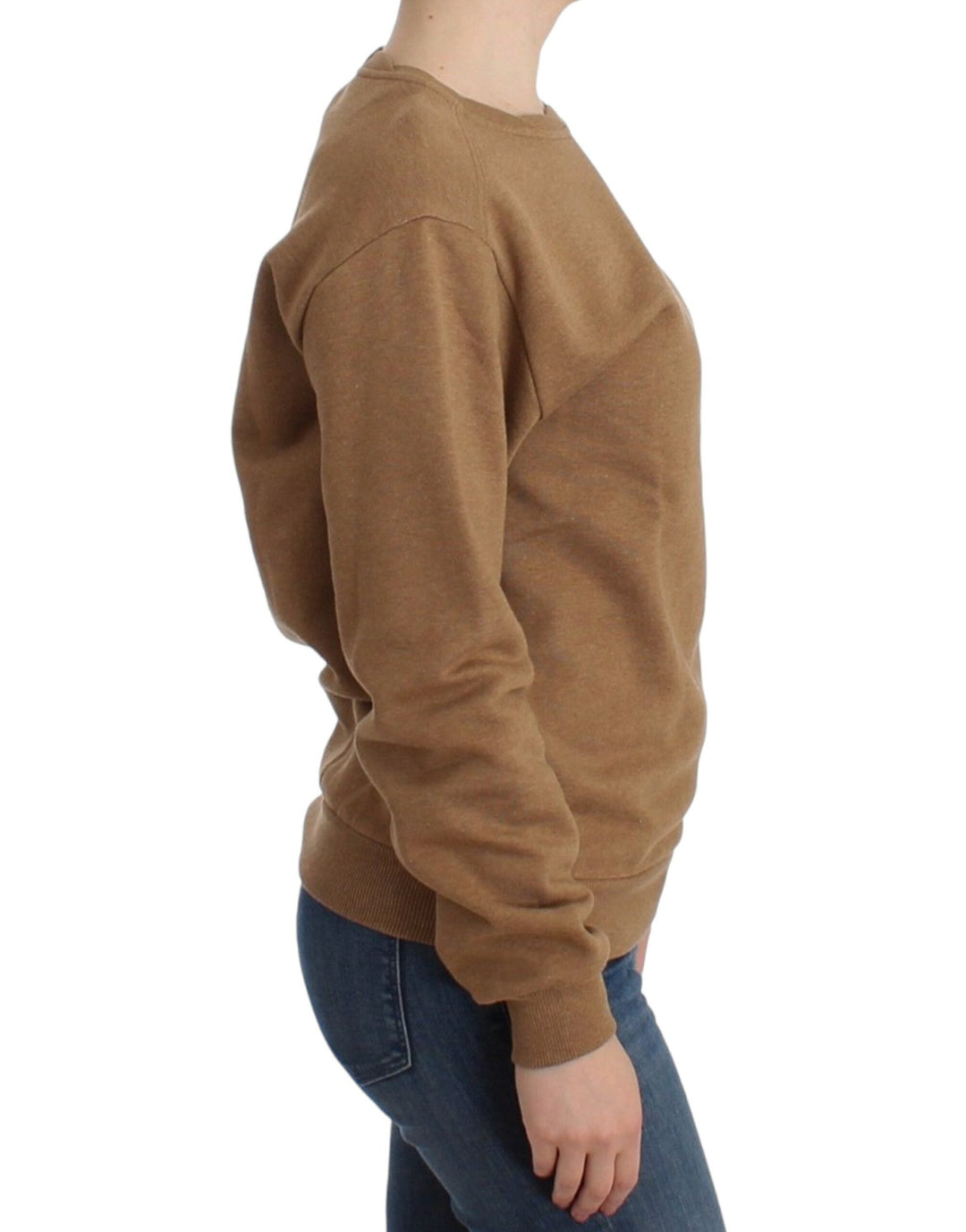 Women’s John Galliano Brown Crewneck Cotton Sweater