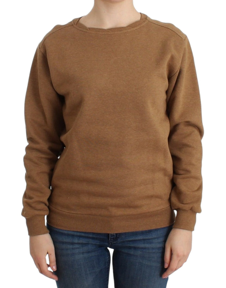 Women’s John Galliano Brown Crewneck Cotton Sweater