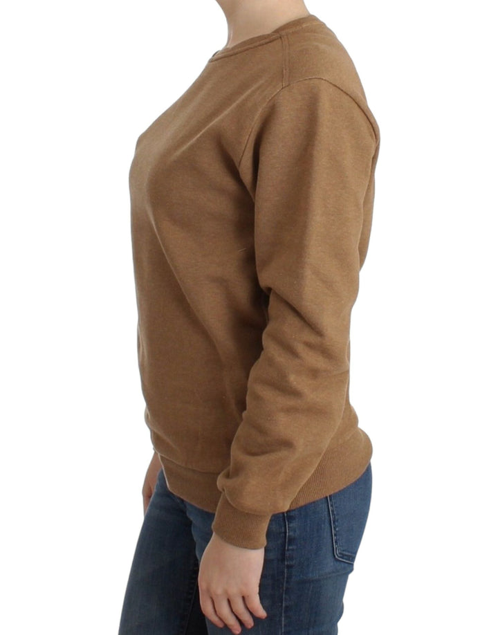 Women’s John Galliano Brown Crewneck Cotton Sweater