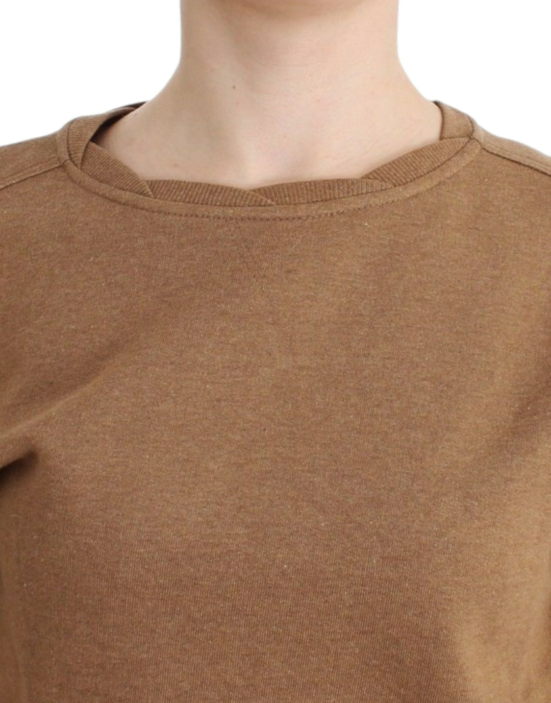Women’s John Galliano Brown Crewneck Cotton Sweater