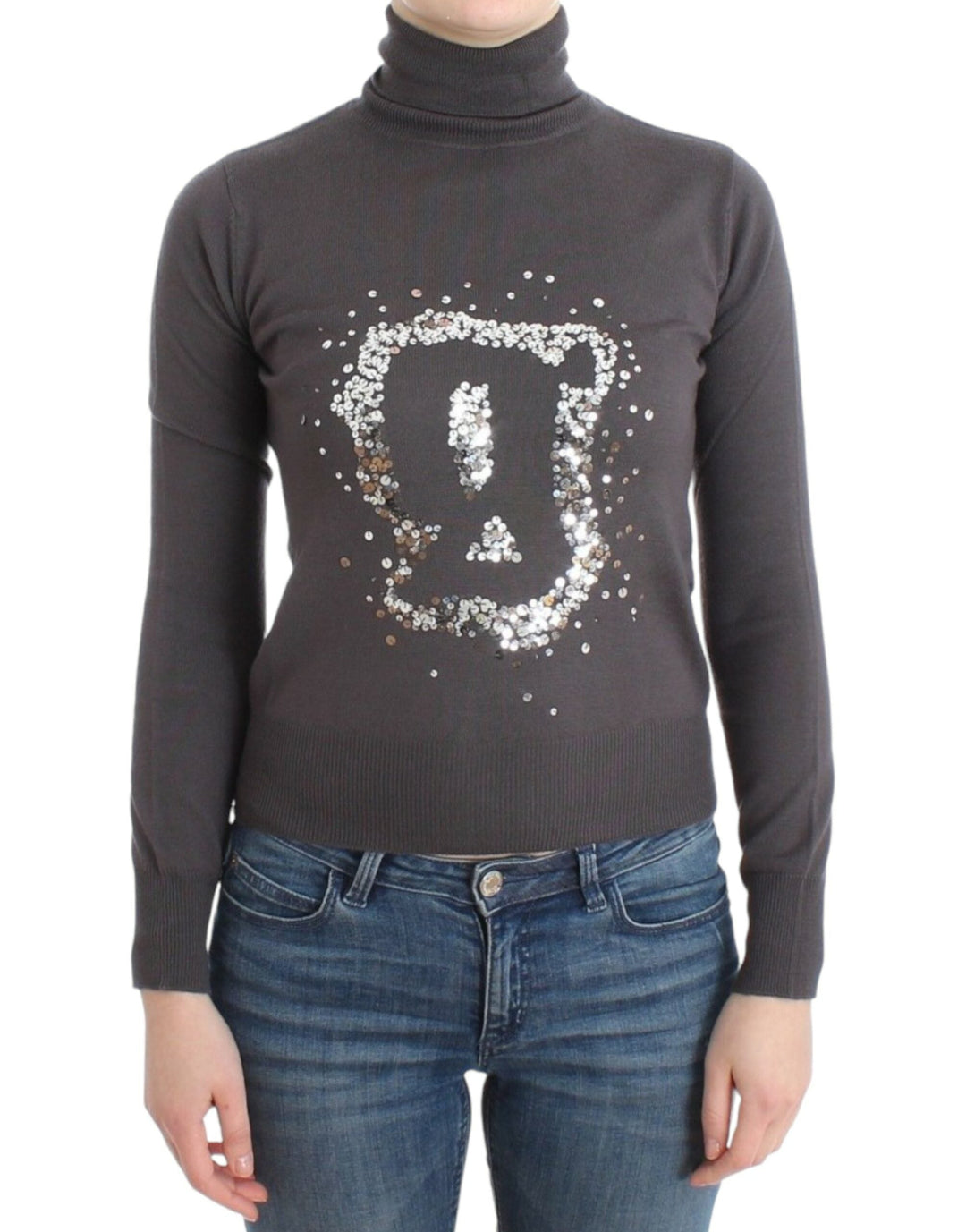 Women’s John Galliano Brown Turtleneck Cotton Sweater