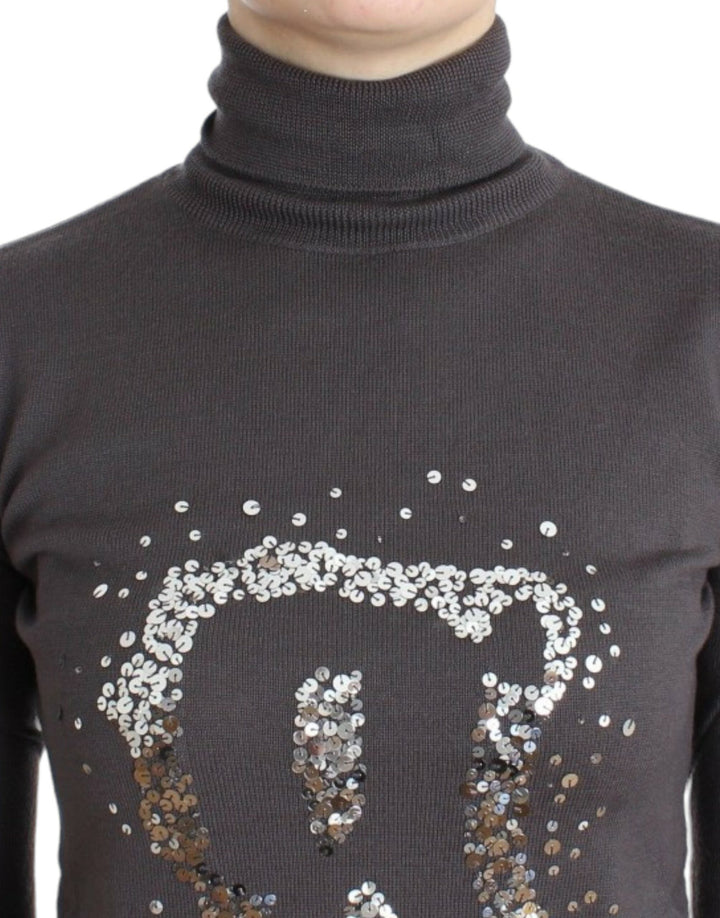 Women’s John Galliano Brown Turtleneck Cotton Sweater