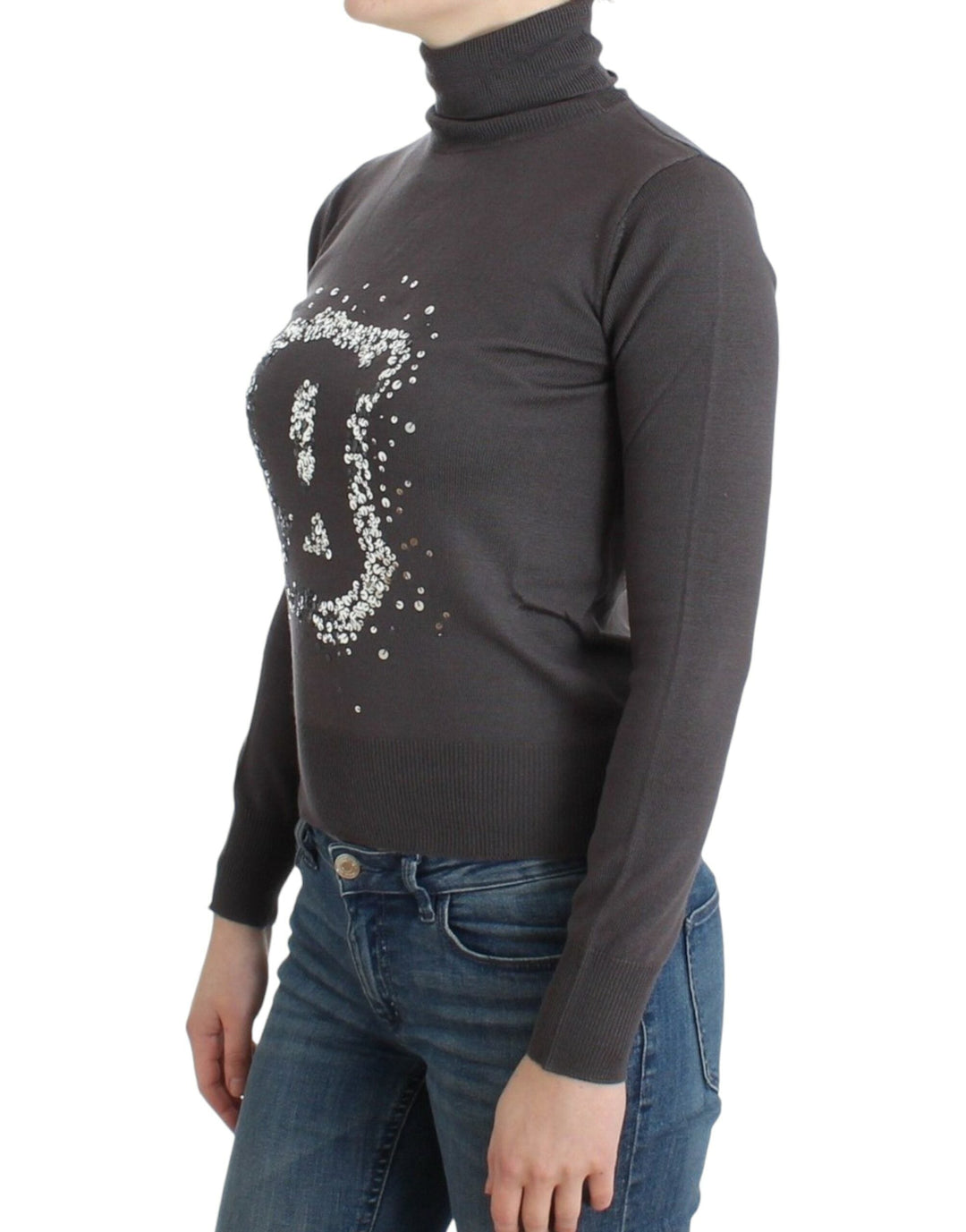 Women’s John Galliano Brown Turtleneck Cotton Sweater