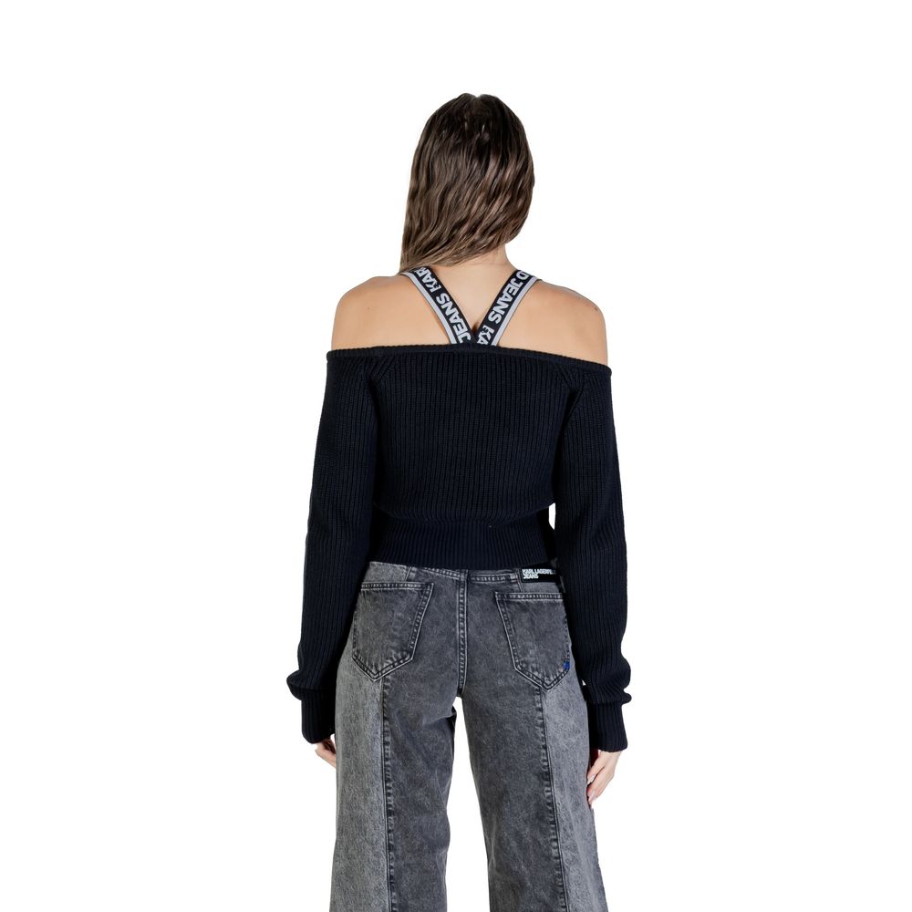 Women’s Karl Lagerfeld Black Cotton Sweatshirt