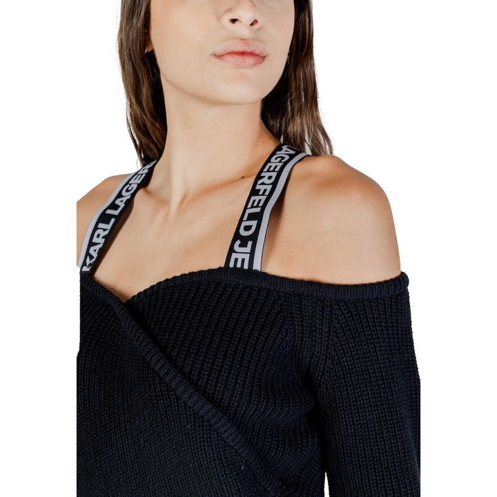 Women’s Karl Lagerfeld Black Cotton Sweatshirt