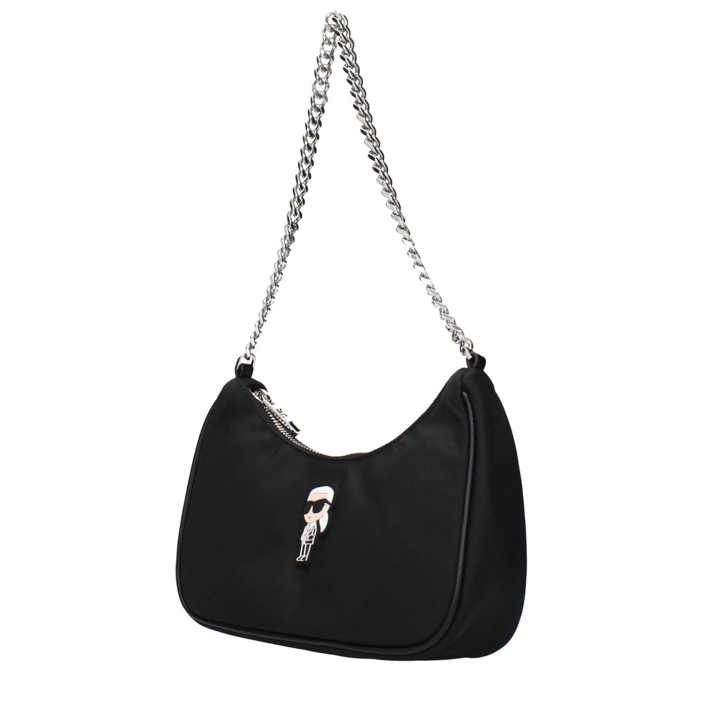 Women’s Karl Lagerfeld Black Fabric Shoulder Bag