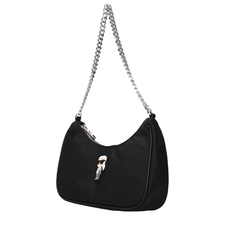 Women’s Karl Lagerfeld Black Fabric Shoulder Bag