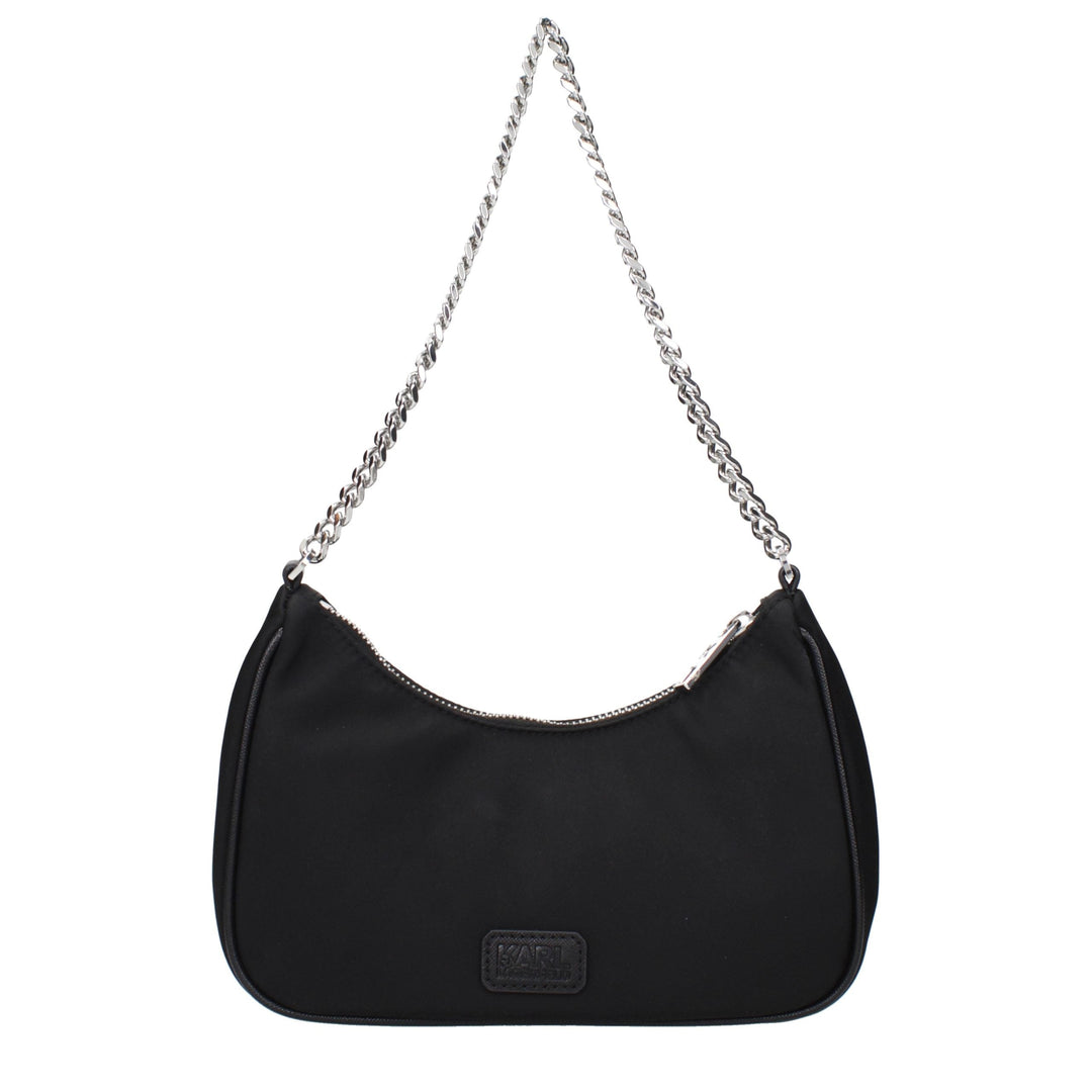 Women’s Karl Lagerfeld Black Fabric Shoulder Bag