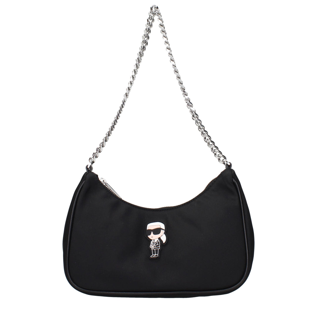 Women’s Karl Lagerfeld Black Fabric Shoulder Bag