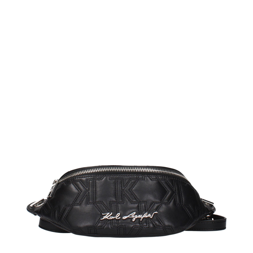 Women’s Karl Lagerfeld Black Leather Backpack