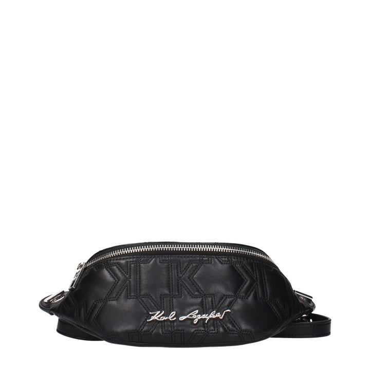 Women’s Karl Lagerfeld Black Leather Backpack