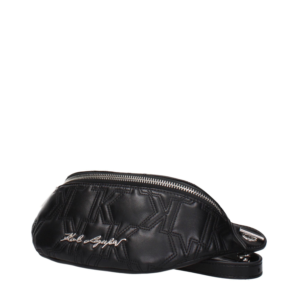 Women’s Karl Lagerfeld Black Leather Backpack