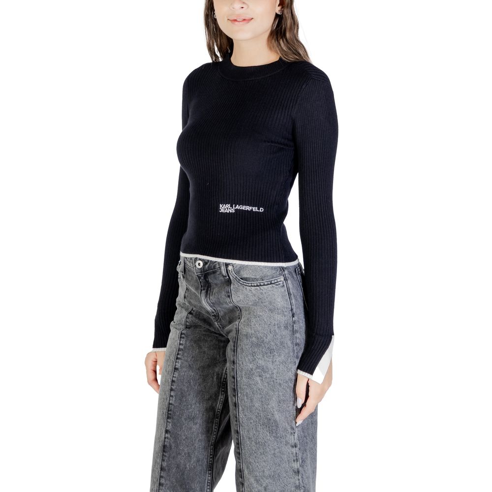 Women’s Karl Lagerfeld Black Viscose Sweatshirt