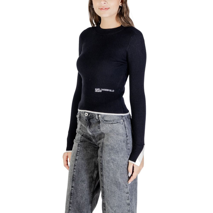 Women’s Karl Lagerfeld Black Viscose Sweatshirt