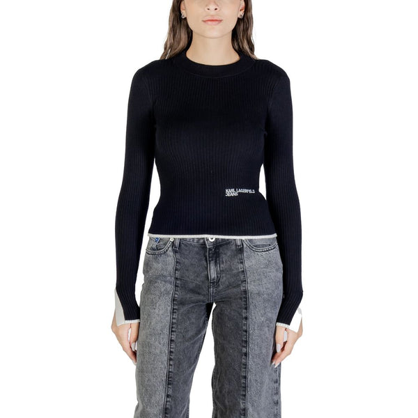 Women’s Karl Lagerfeld Black Viscose Sweatshirt
