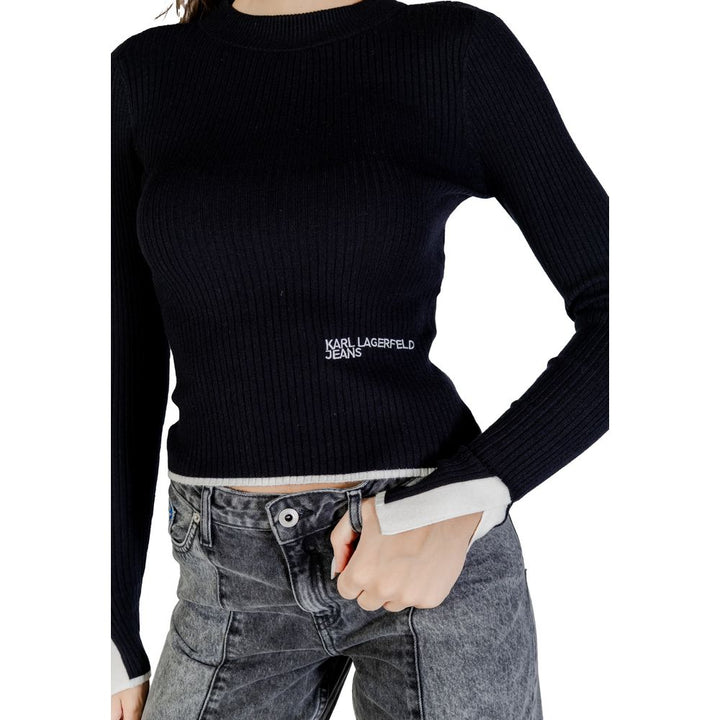 Women’s Karl Lagerfeld Black Viscose Sweatshirt