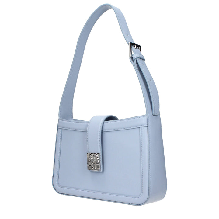 Women’s Karl Lagerfeld Light Blue Leather Shoulder Bag