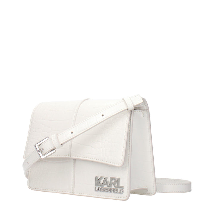 Women’s Karl Lagerfeld White Polyethylene Crossbody Bag