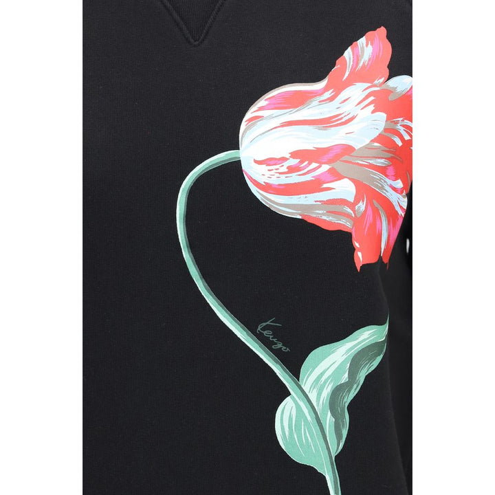 Women’s Kenzo Black Cotton Sweatshirt