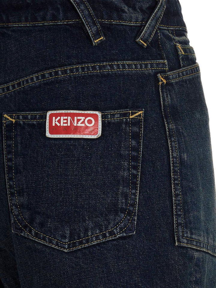 Women’s Kenzo Blue Cotton Bermuda Shorts