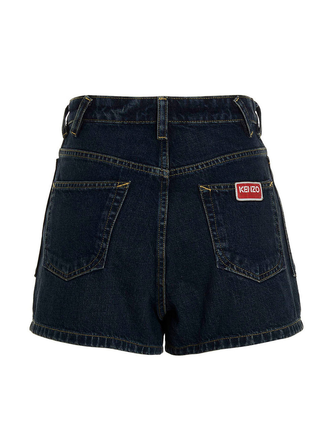 Women’s Kenzo Blue Cotton Bermuda Shorts