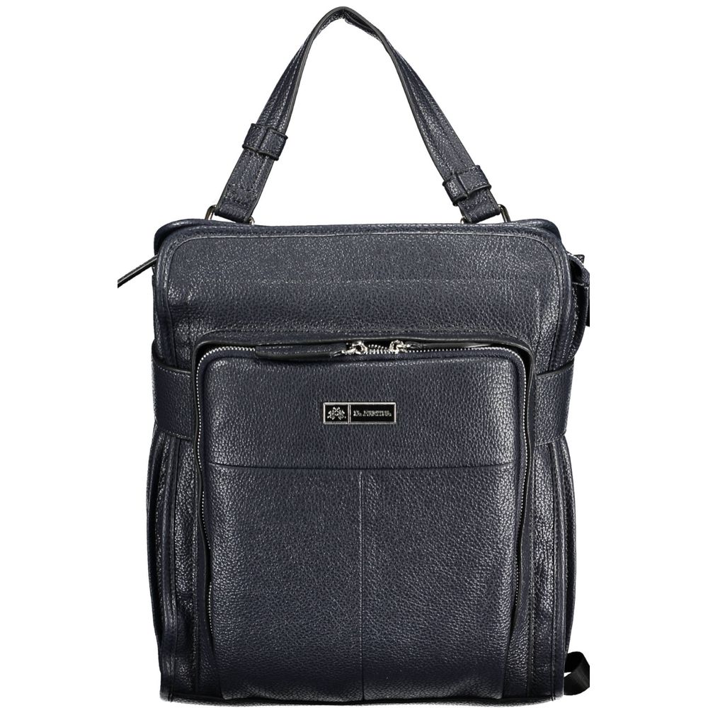 La Martina - Blue Polyurethane Women Backpack