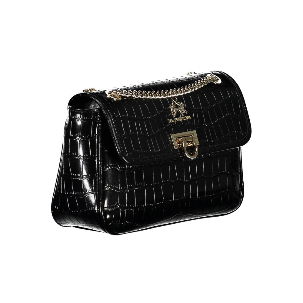 Women’s La Martina Nero Poliuretano Women Shoulder Bag