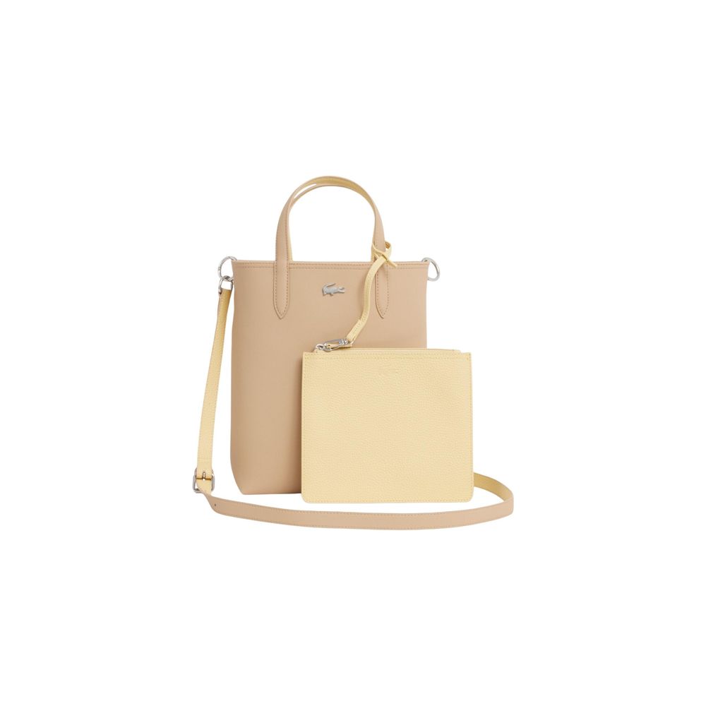 Women’s Lacoste Beige Leather Handbag