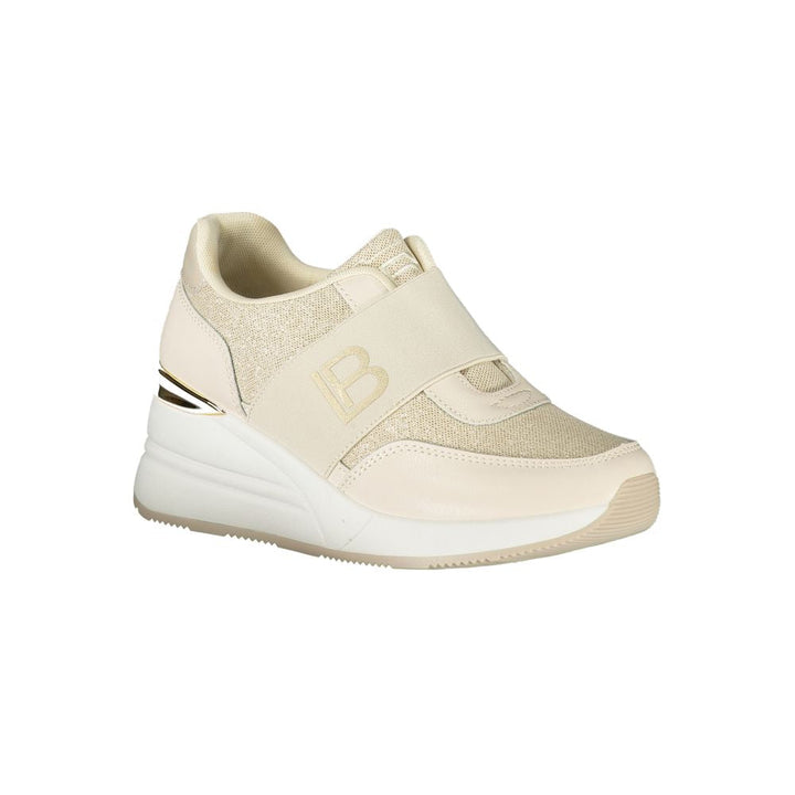 Women’s Laura Biagiotti Beige Polyurethane Women Sneaker