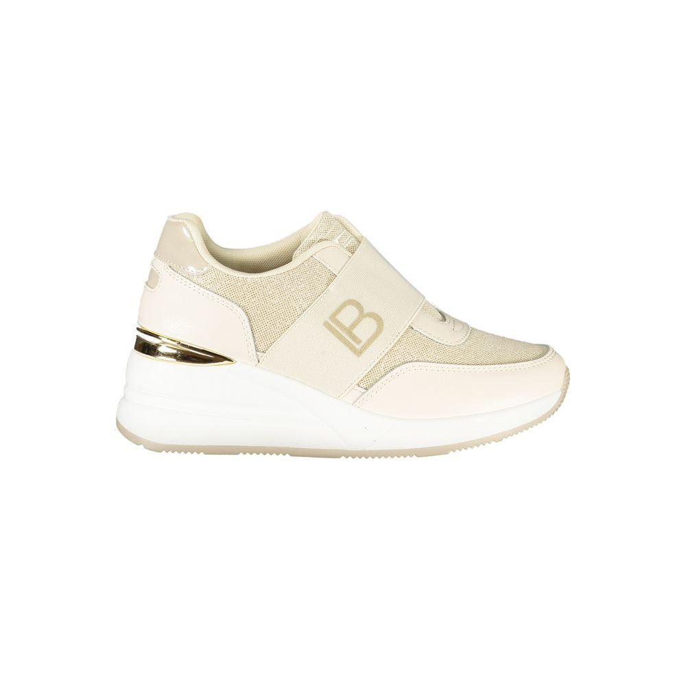 Women’s Laura Biagiotti Beige Polyurethane Women Sneaker