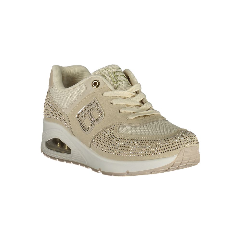 Women’s Laura Biagiotti Beige Polyurethane Women Sneaker