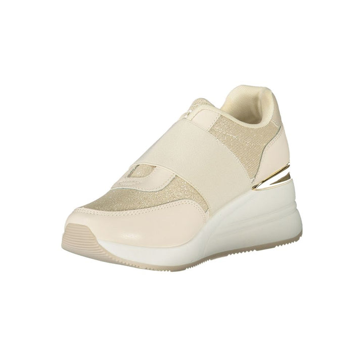 Women’s Laura Biagiotti Beige Polyurethane Women Sneaker