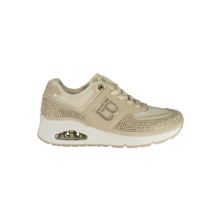 Women’s Laura Biagiotti Beige Polyurethane Women Sneaker