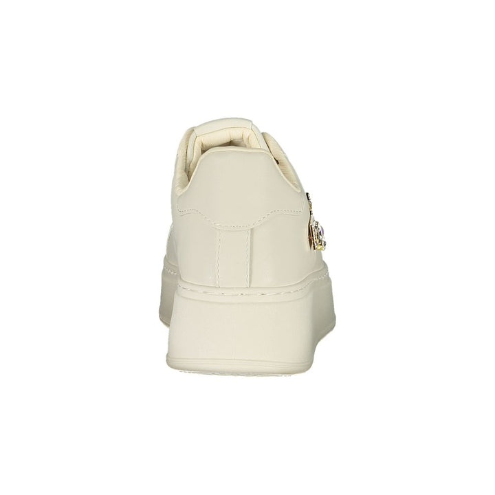 Women’s Laura Biagiotti Bianco Polyurethane Women Sneaker