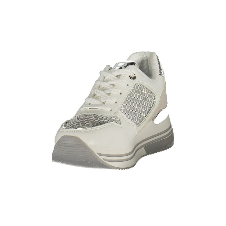 Women’s Laura Biagiotti Bianco Polyurethane Women Sneaker
