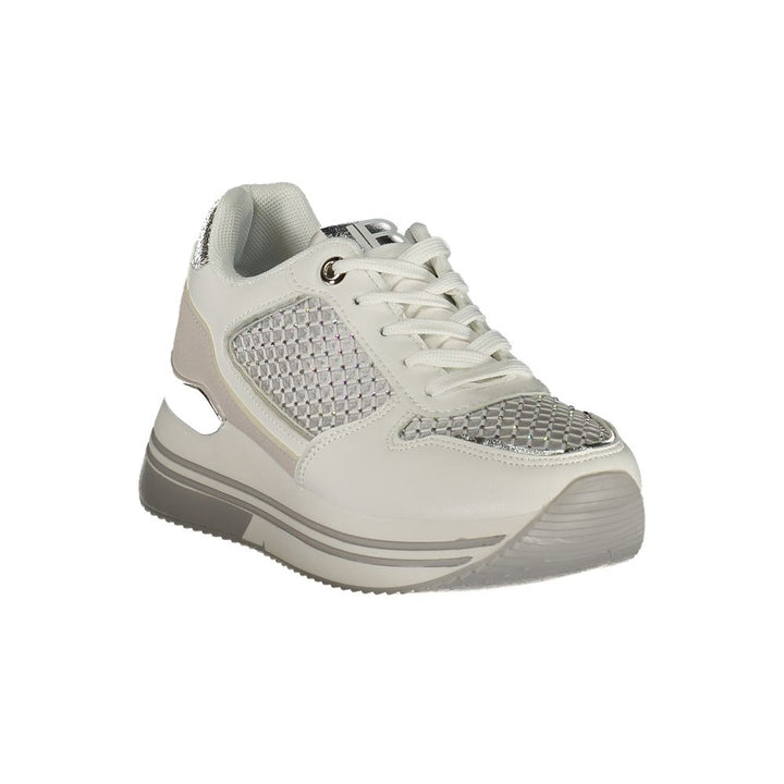 Women’s Laura Biagiotti Bianco Polyurethane Women Sneaker