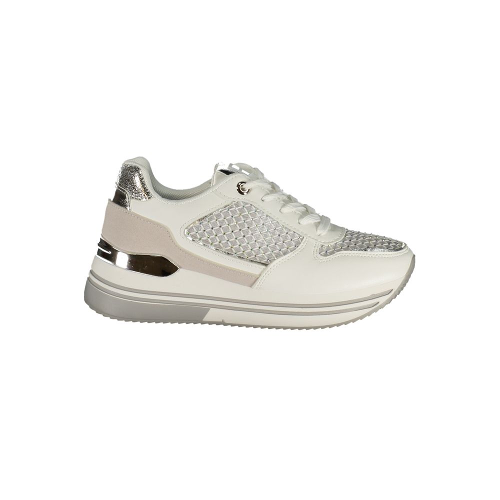 Women’s Laura Biagiotti Bianco Polyurethane Women Sneaker