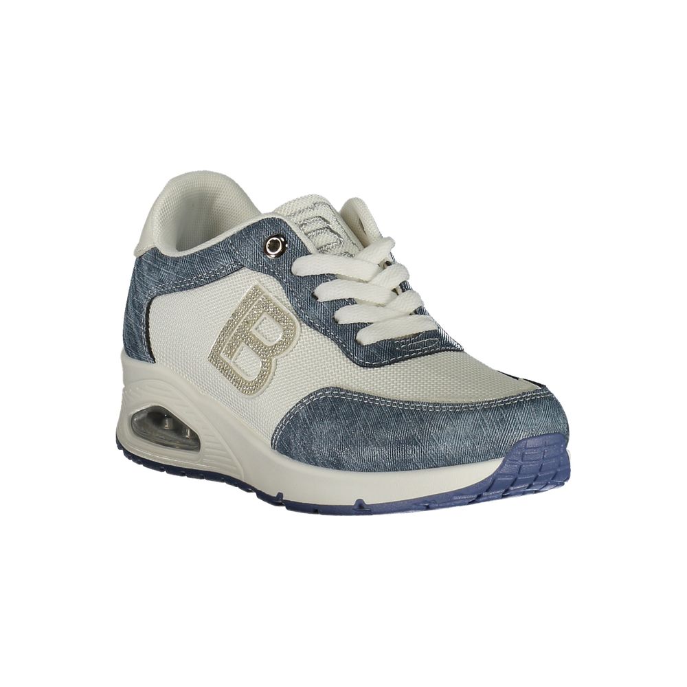 Women’s Laura Biagiotti Blue Polyester Women Sneaker