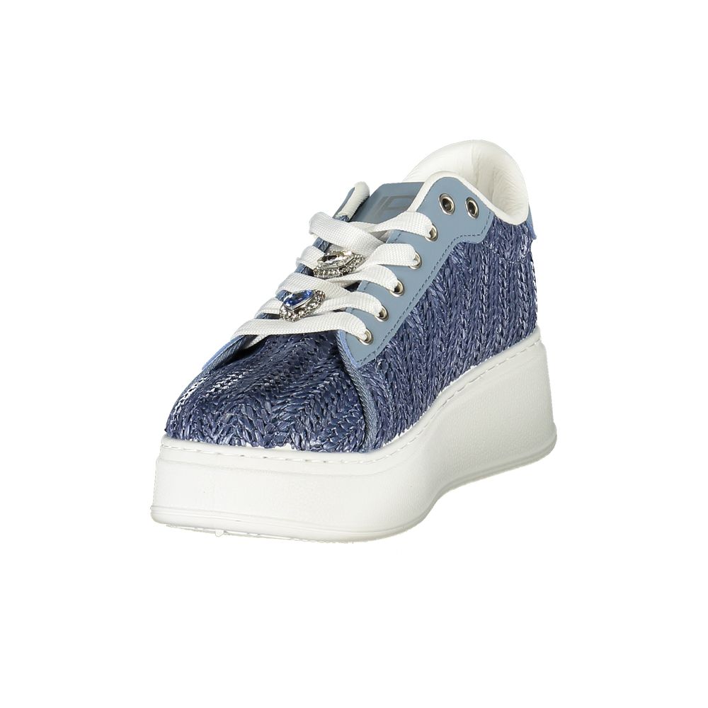 Women’s Laura Biagiotti Blue Polyurethane Women Sneaker