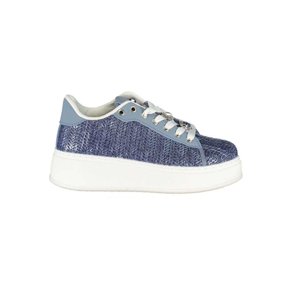 Women’s Laura Biagiotti Blue Polyurethane Women Sneaker
