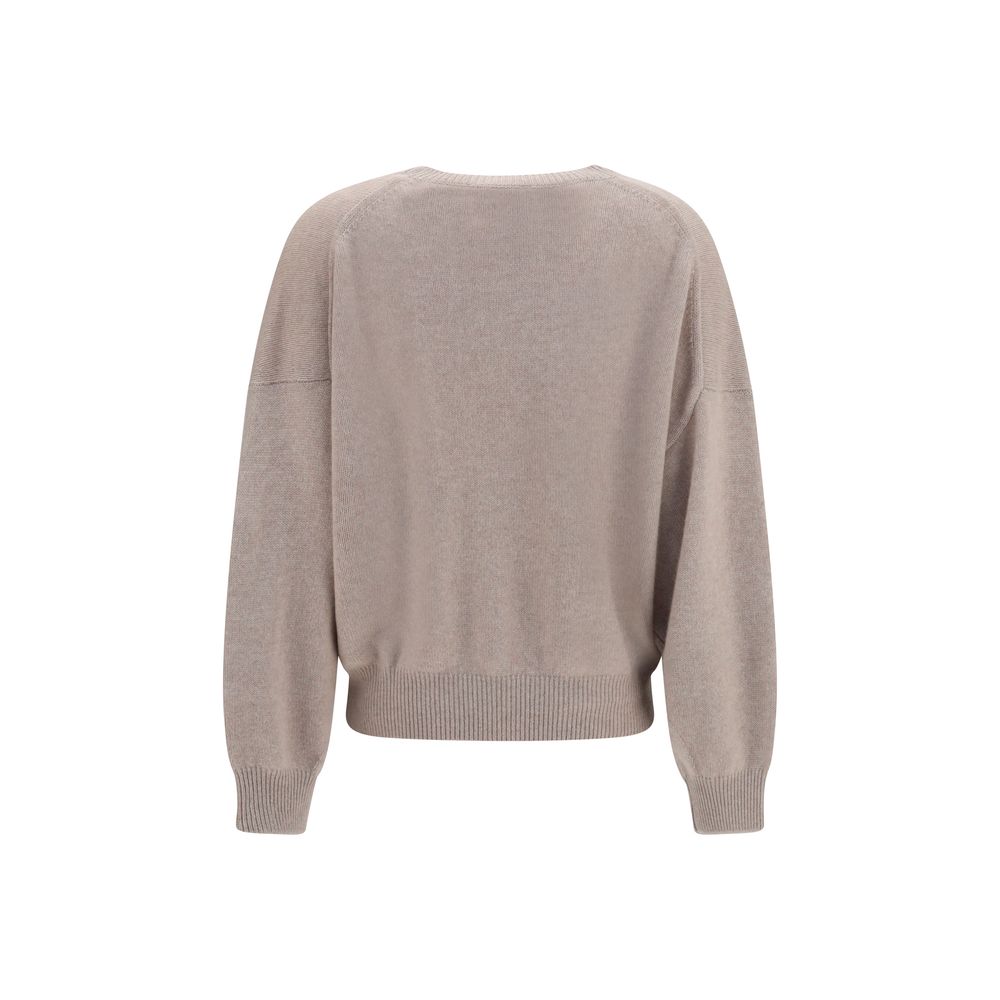Women’s Lisa Yang Beige Cashmere Sweater
