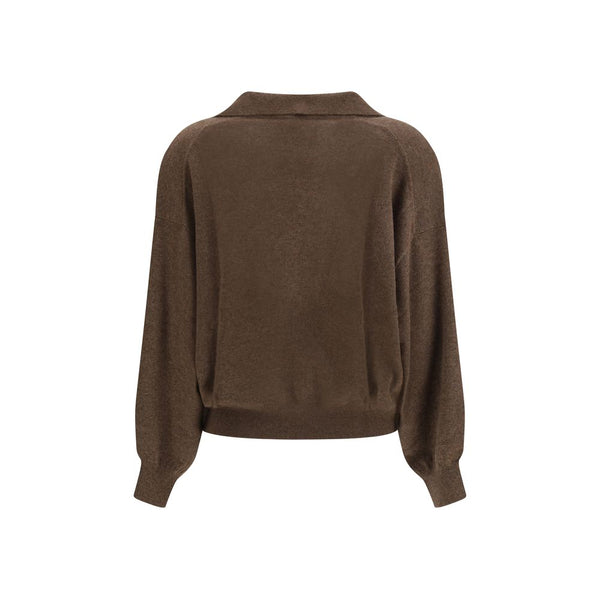Women’s Lisa Yang Brown Cashmere Sweater