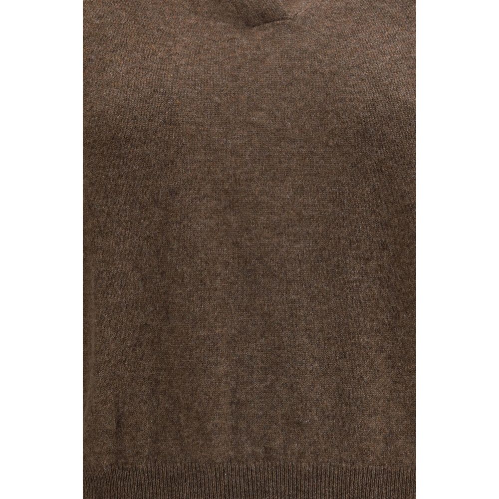 Women’s Lisa Yang Brown Cashmere Sweater