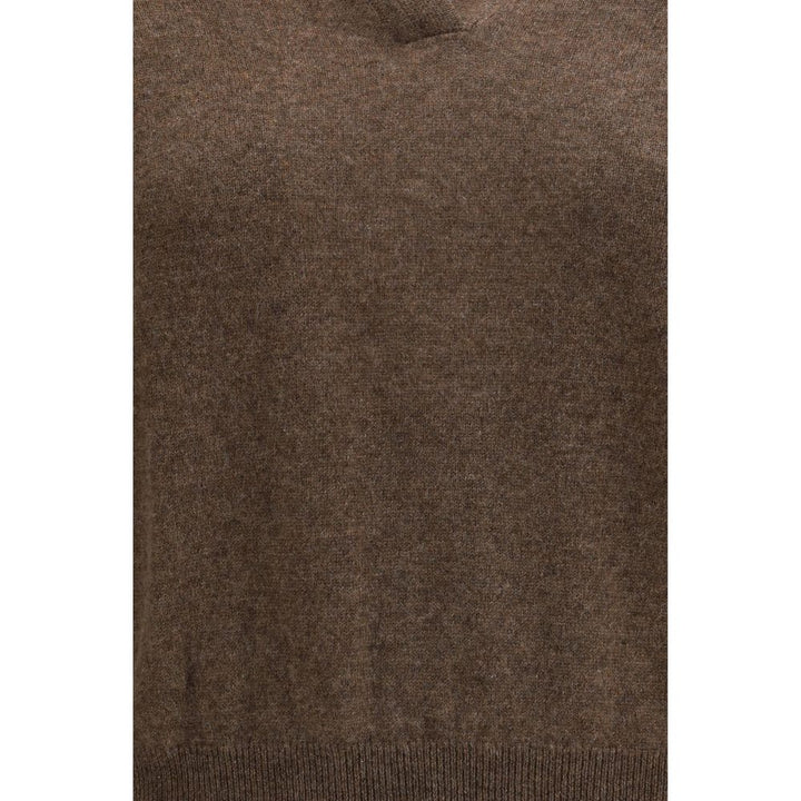 Women’s Lisa Yang Brown Cashmere Sweater