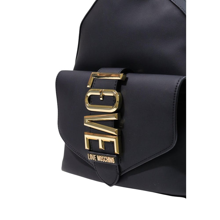 Women’s Love Moschino Black Polyethylene Backpack