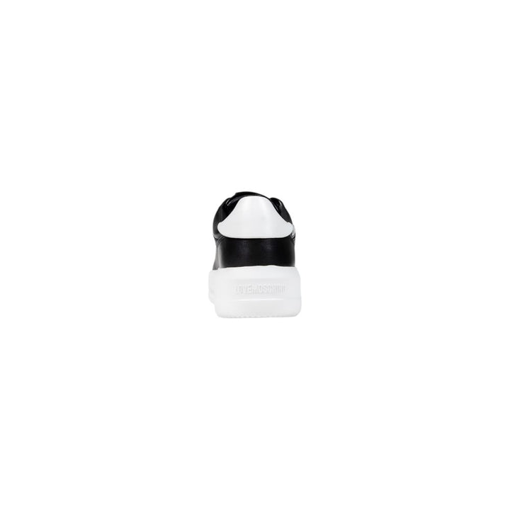 Women’s Love Moschino Black and White Synthetic Chunky Sneakers