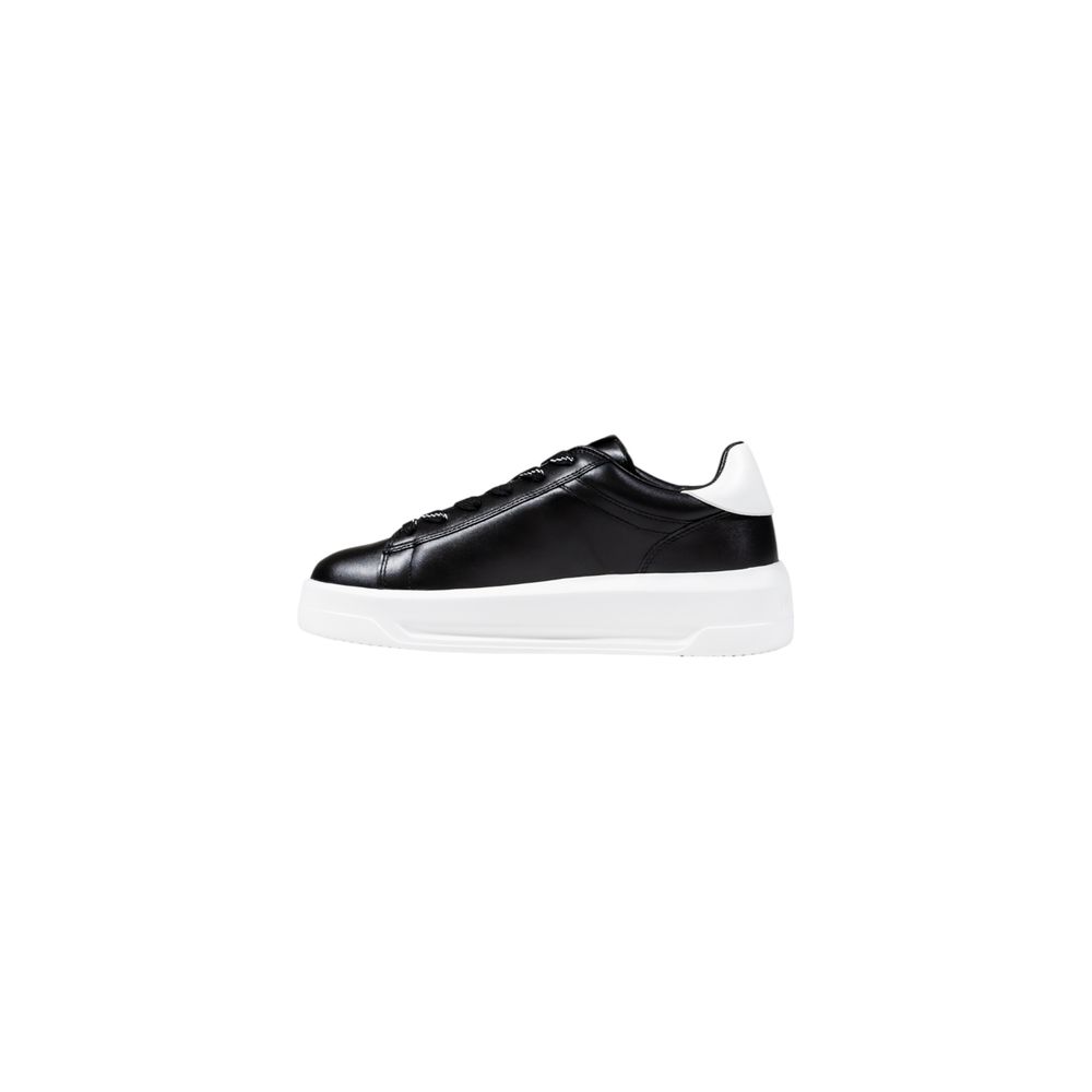 Women’s Love Moschino Black and White Synthetic Chunky Sneakers