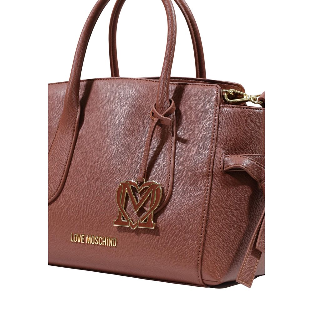 Women’s Love Moschino Brown Polyethylene Handbag